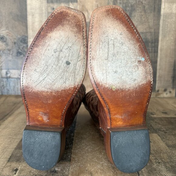 Moonshine Spirit Brad Paisley BBM87 Square Toe Cowboy Boots Mens 10.5 D - Picture 4 of 12